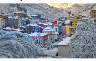 Şalpazarı kışın bir başka.