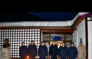 Vali Şahin jandarmayı denetledi.