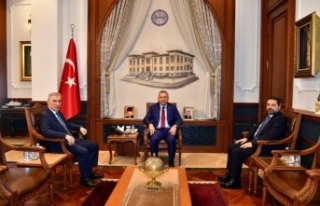 Vali Şahin’i ziyaret