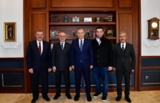 Vali Şahin’i ziyaret.