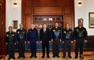 Bahattin Paşa ve beraberindekiler Vali Şahin’i...