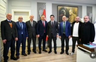 Başkan baş Başkan Kaya’yı ziyaret etti
