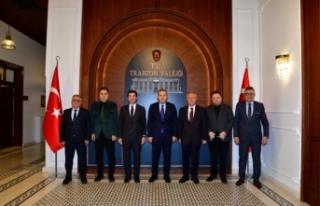 Başkan Kaya Vali Şahin’i ziyaret etti.