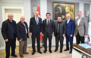 Başkan Kuvvet, Başkan Kaya’yı ziyaret etti