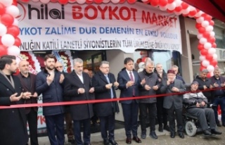 Boykot market açıldı
