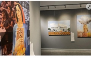 Filistin temalı sergi açıldı.