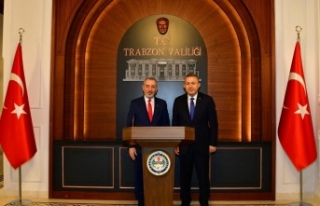 Iraklı Bakan Maruf, Vali Şahin’i ziyaret etti