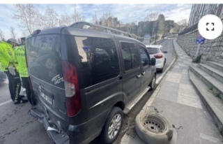 Ortahisar‘da trafik kazası 1. yaralı.