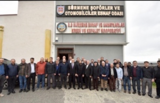 Sürmene Şoförler Odası’nda Ekrem Yılmaz yeniden...