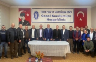 Tonya Esnaf ve Sanatkârlar Odası’nda Hasan Lermi...