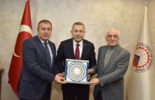 Trabzon Valisi Şahin TTSO’yu ziyaret etti