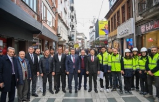 UZUN SOKAK YENİ YÜZÜNE KAVUŞUYOR