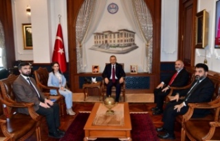 Vali Şahin’i ziyaret.