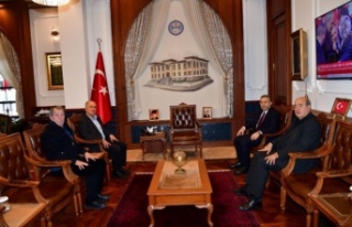 Vali Tahir Şahin’i ziyaret