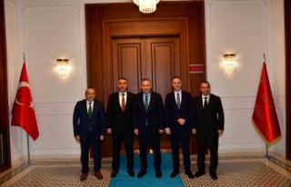 Ziraat Bankası’ndan Vali Şahin’i ziyaret