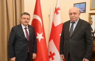 BAŞKAN GENÇ’TEN GÜRCİSTAN BAŞKONSOLOSLUĞU'NA...