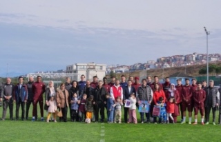 Akşam antrenmanımız tamamlandı