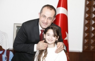 DÜNYA ŞAMPİYONU LİNA SAKA, BAŞKAN OSMAN NURİ...