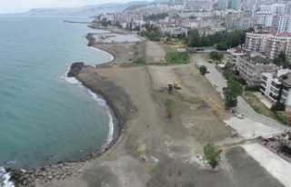 AKÇAABAT SAHİLİNDE BÜYÜK DEĞİŞİM BAŞLIYOR