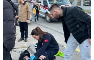 Araklı’da Moto Kurye Kazası: 1 Yaralı
