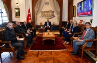 Başkan Şatıroğlu vali Şahin’i ziyaret etti.