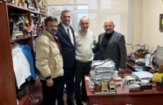 Başkan Sivrikaya prof. Dr Sönmez’i ziyaret etti.