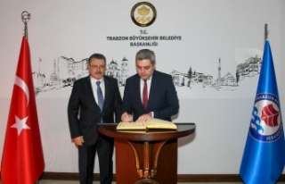 BAŞKAN GENÇ, GÜRCİSTAN'IN ANKARA BÜYÜKELÇİSİNİ...