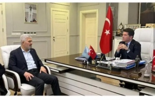 Başkan Günnar, Başkan Kaya’yı ziyaret etti