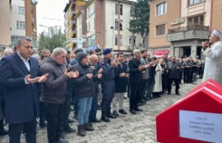 Kıbrıs gazisi Özbay son yolculuğuna uğurlandı