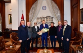 Muhtarlar, Vali Şahin'i ziyaret ettiler