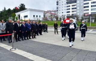 Polis memuru Sedat kaban son yolculuğuna uğurlandı.