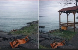 SAHİLDE VANDALİZM!