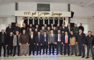 Sürmene Esnaf ve Sanatkarlar Odası’nda Rasim Aydın...