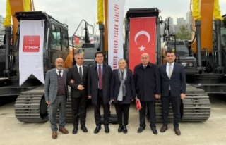 TBB, ORTAHİSAR BELEDİYESİ’NE İŞ MAKİNASI HİBE...
