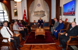 Trabzon Valisi Tahir Şahin’e İnşaatçılar Esnaf...