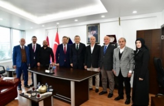 Vali Şahin Başkan baş’ı ziyaret etti.