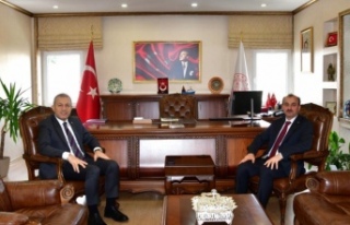 Vali Şahin il müdürü Uygun’u ziyaret etti.