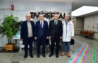 Vali Şahin imperial hastanesini ziyaret etti