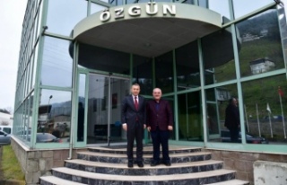 Vali Şahin işadamı Öztürk’ü ziyaret etti.