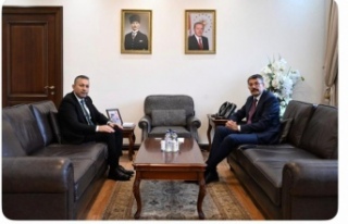 Vali Şahin, Bakan yardımcısı Çelik’i ziyaret...