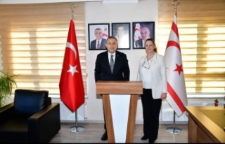 Vali Şahin, Başkonsolos Demirel’i ziyaret etti