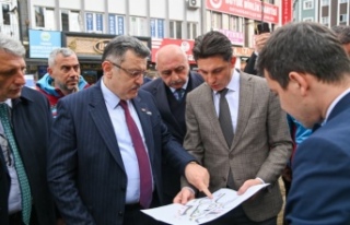 BAŞKAN GENÇ, MEYDAN’DAKİ DÖNÜŞÜMÜ YERİNDE...