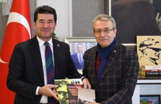 Adnan taç Başkan Kaya’yı ziyaret etti.