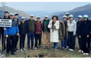 Akçaabat Şinik’te Hatıra Ormanı