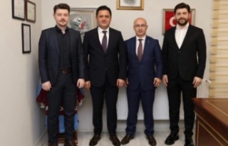 Başkan Dr Hisoğlu Dr. malkoç‘u ziyaret etti.