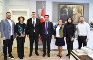 Başkan hamzaçebi Başkan kayra’yı ziyaret etti