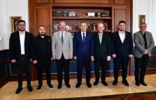 Başkan İskender vali Şahin’i ziyaret etti