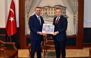 Başkan Sivrikaya vali Şahin’i ziyaret etti