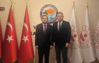 Başkan Bahadır, Kaymakam Ulusoy’u ziyaret etti