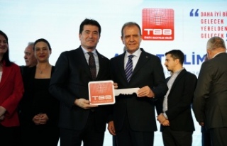 BAŞKAN KAYA, TBB’NİN HİBE ETTİĞİ İŞ MAKİNESİNİ...